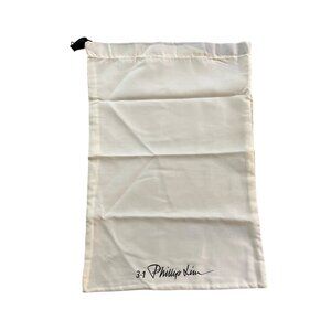 3.1 Phillip Lim White Drawstring Dust Bag 20.5"x13.5" Cotton
